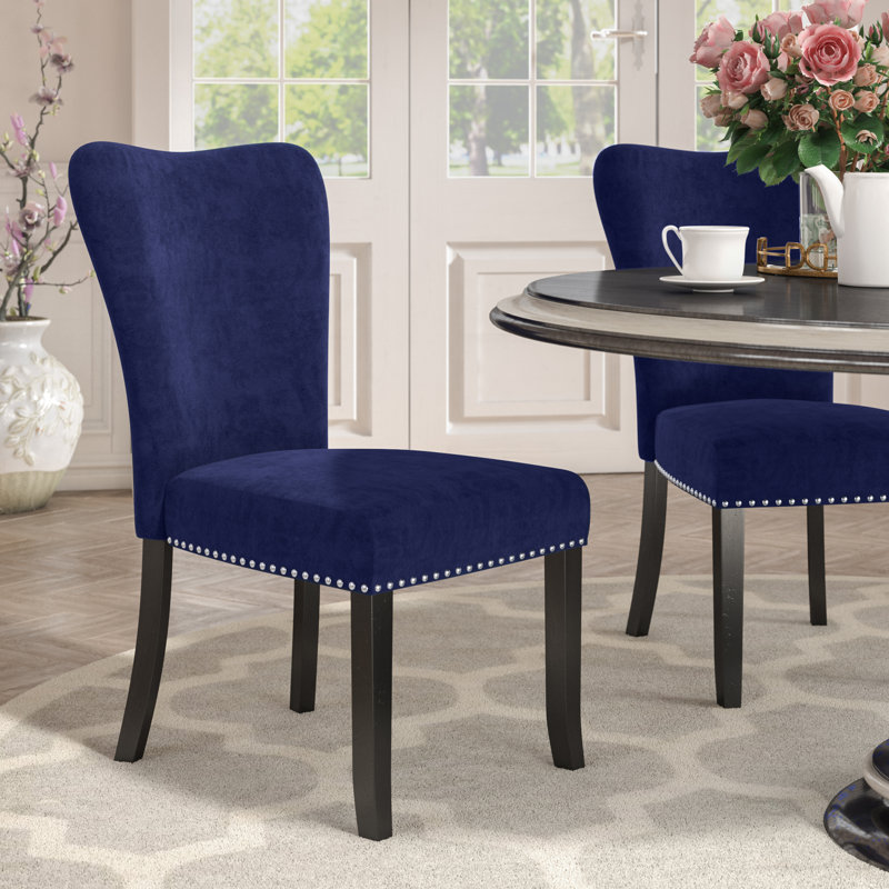 Willa Arlo Interiors Kaat Velvet Upholstered Dining Chair & Reviews